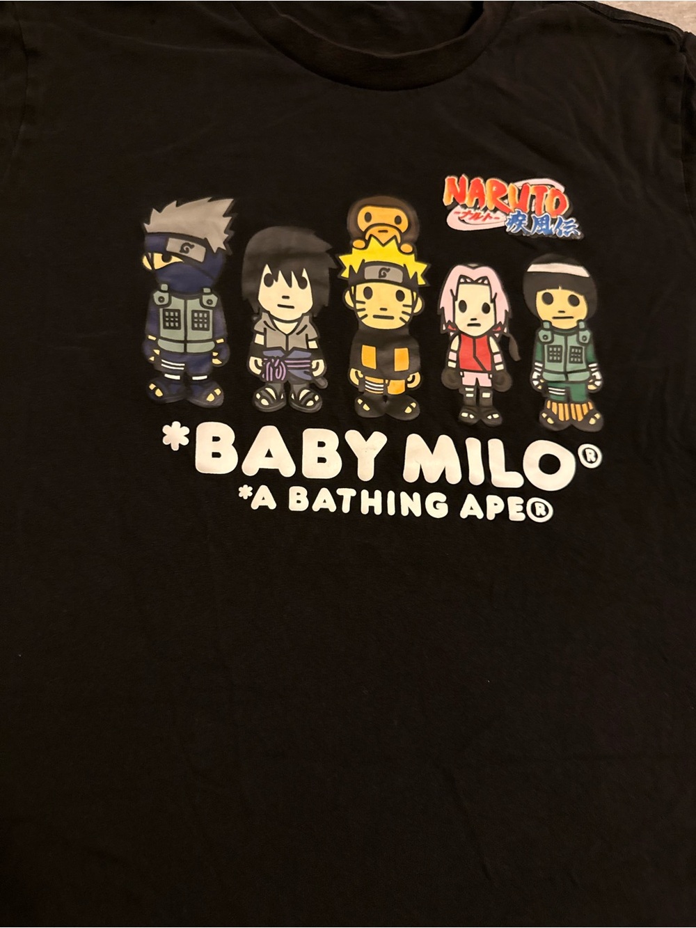 BABY MILO x Naruto Black Graphic Tee - Picture 2 of 6